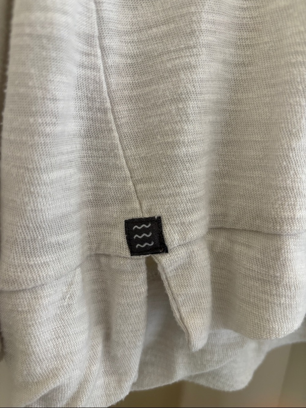 Free Fly Women’s Bamboo Slub Lightweight Sea Salt Ivory Hoodie Top M - Picture 11 of 12